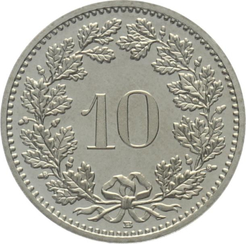 10 Rappen 1989 B